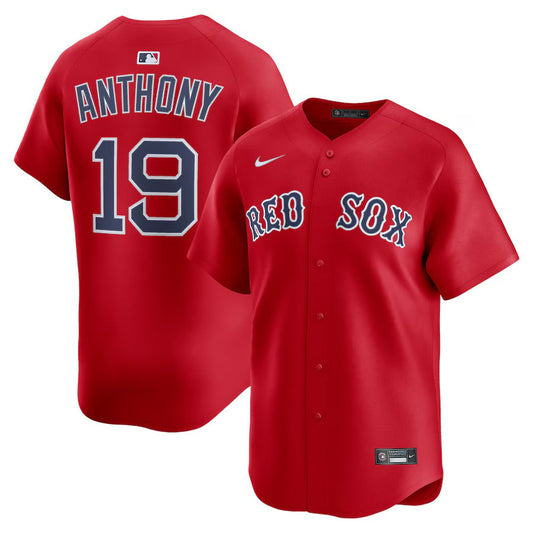 Roman Anthony YOUTH KIDS Boston Red Sox Official MLB Nike Jersey Red