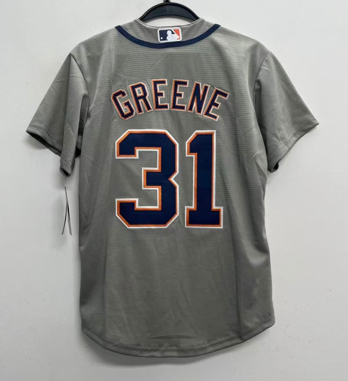 Riley Greene Detroit Tigers Youth Kids Official MLB Nike Jersey gray