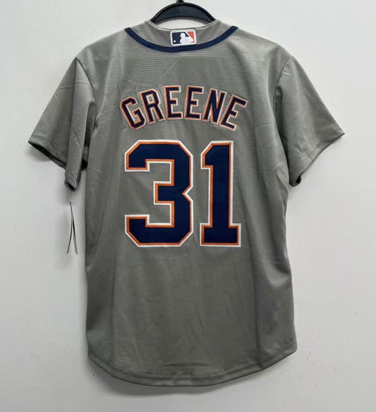Riley Greene Detroit Tigers Youth Kids Official MLB Nike Jersey gray