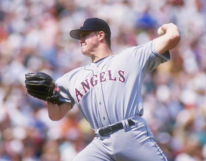 Jim Abbott YOUTH KIDS Anaheim Angels Official MLB Majestic Jersey gray