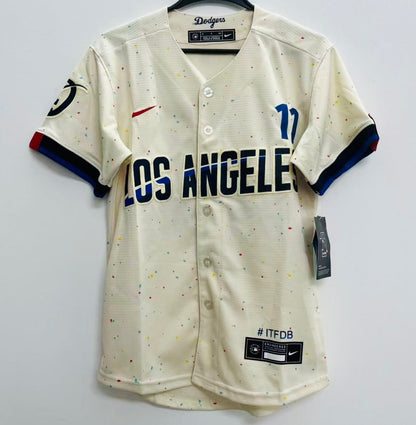 Roki Sasaki YOUTH Los Angeles Dodgers Official MLB Nike City Connect Limited Jersey