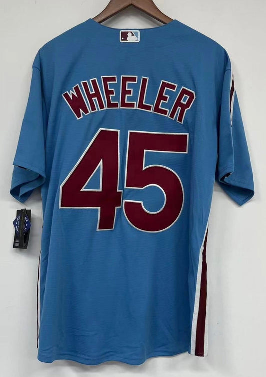 Zack Wheeler YOUTH Philadelphia Phillies jersey Cream