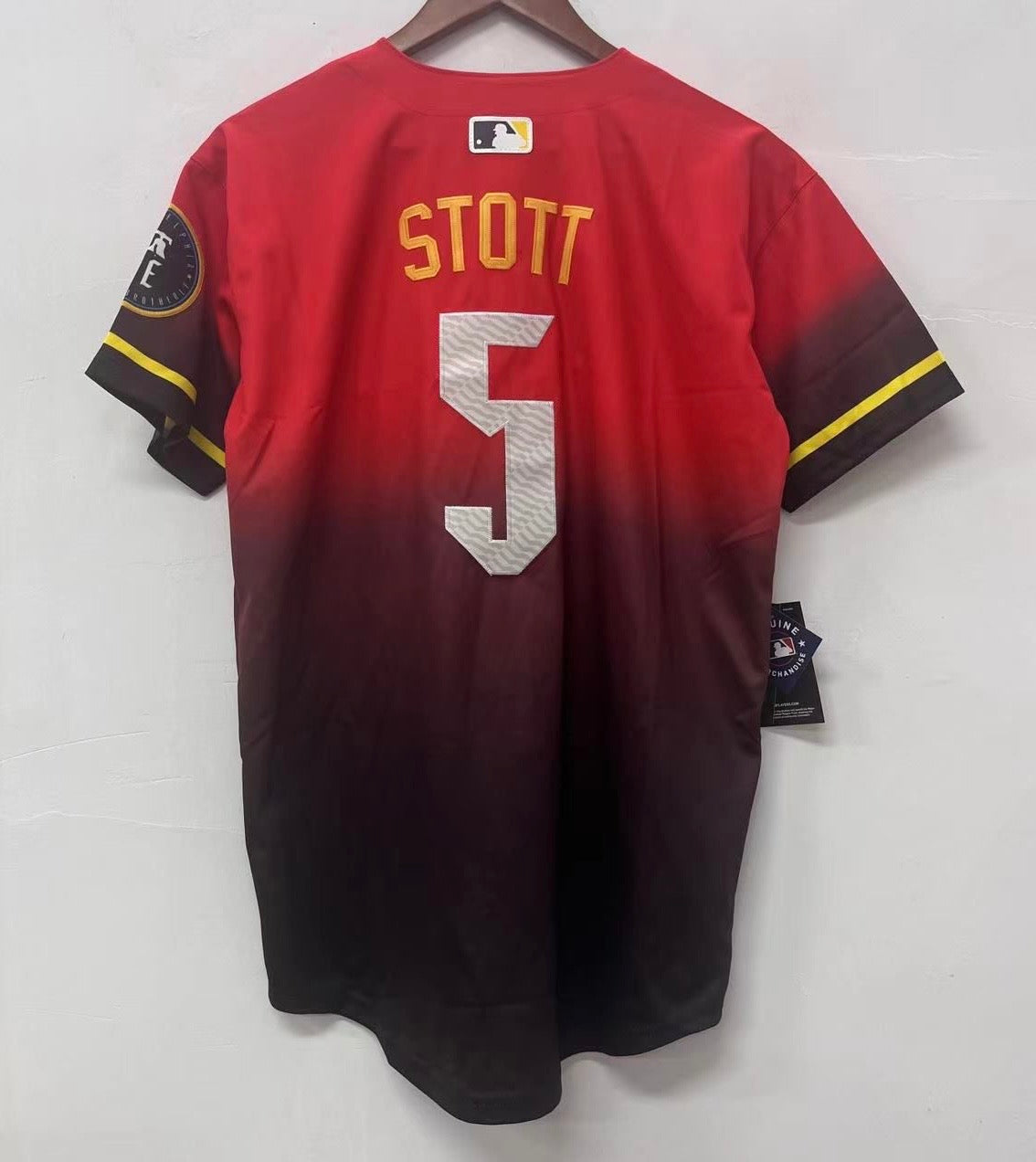 Bryson Stott YOUTH Philadelphia Phillies City Connect Jersey Red Nike
