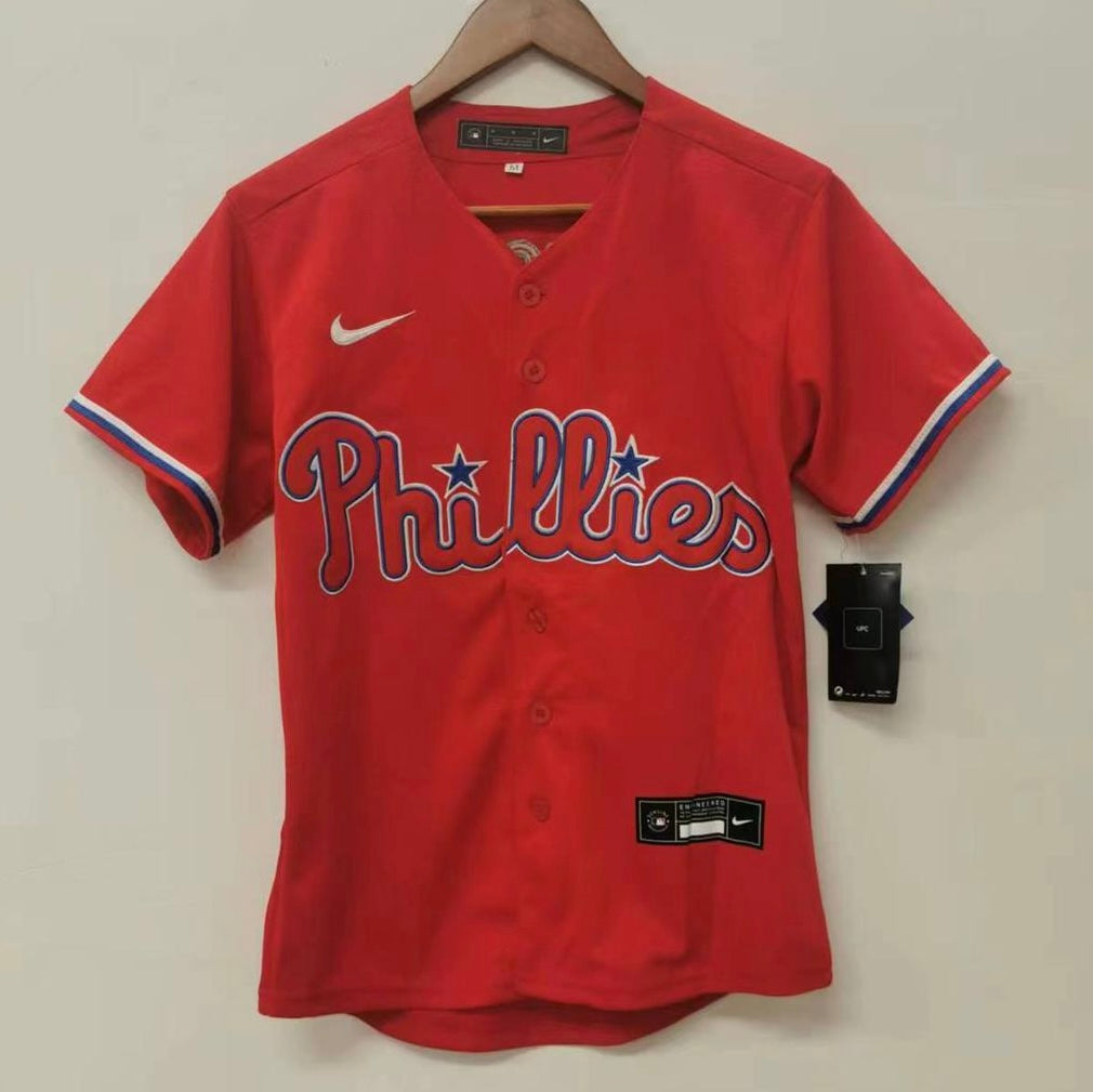 Bryson Stott YOUTH Philadelphia Phillies Jersey RED
