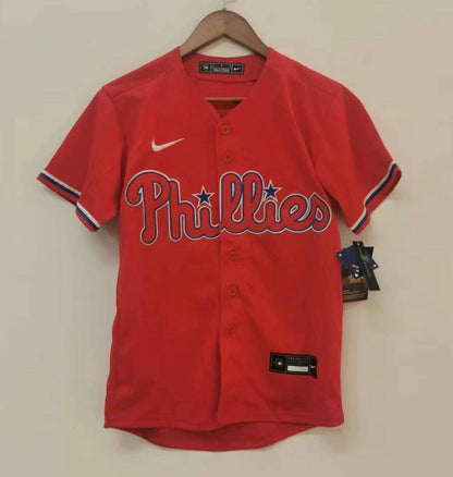 Alec Bohm YOUTH Philadelphia Phillies Jersey red