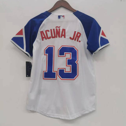 Ronald Acuña Jr. YOUTH Atlanta Braves Official MLB jersey