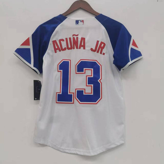 Ronald Acuña Jr. YOUTH Atlanta Braves Official MLB jersey