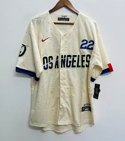 Clayton Kershaw YOUTH KIDS Los Angeles DodgersCity Connect Limited jersey