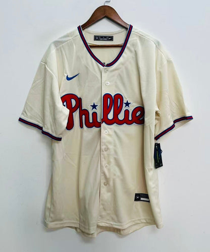 Harrison Bader YOUTH KIDS Philadelphia Phillies Official MLB Jersey cream color