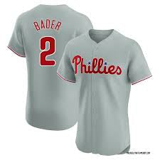 Harrison Bader YOUTH KIDS Philadelphia Phillies Official MLB Jersey