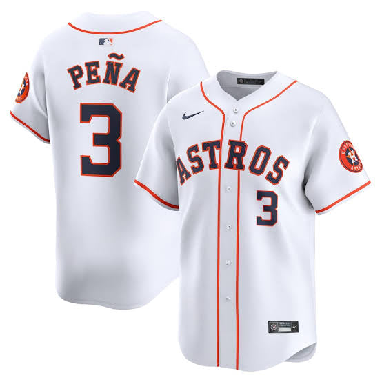Jeremy Pena YOUTH KIDS Houston Astros Official MLB Nike Jersey White