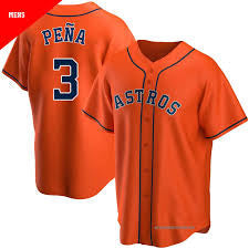 Jeremy Pena YOUTH KIDS Houston Astros Official MLB Nike Jersey Orange