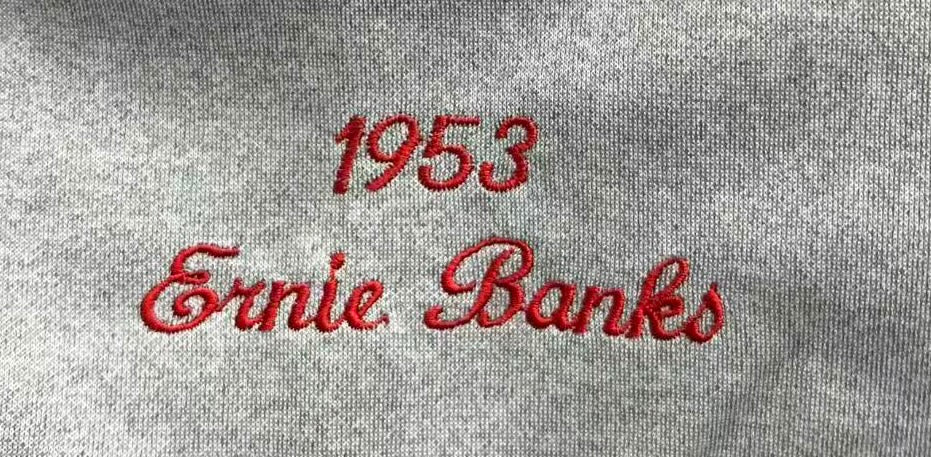 Ernie Banks YOUTH KIDS Chicago Cubs Official MLB Mitchell & Ness jersey
