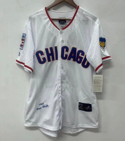 Ernie Banks YOUTH KIDS Chicago Cubs Official MLB Mitchell & Ness jersey