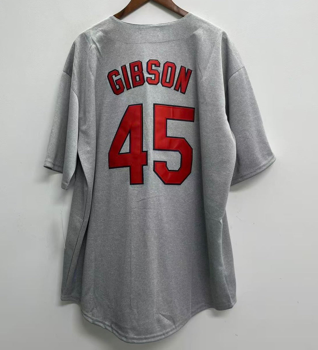 Bob Gibson YOUTH KIDS St. Louis Cardinals Official MLB Jersey gray