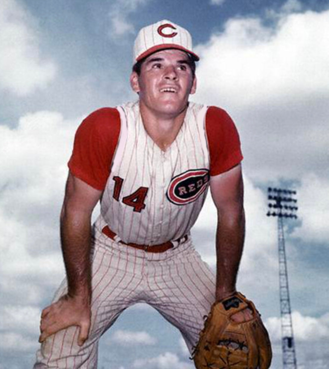 Pete Rose YOUTH KIDS Cincinnati Reds Official MLB Majestic Jersey