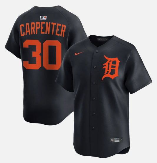 Kerry Carpenter Detroit Tigers Youth KIDS Official MLB Nike Jersey