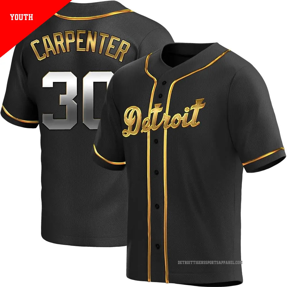 Kerry Carpenter Detroit Tigers Youth KIDS Official MLB Nike Jersey black