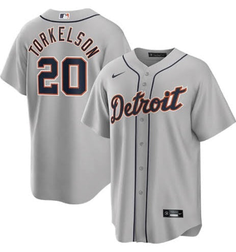 Spencer Torkelson Detroit Tigers Youth Official MLB Nike Jersey gray