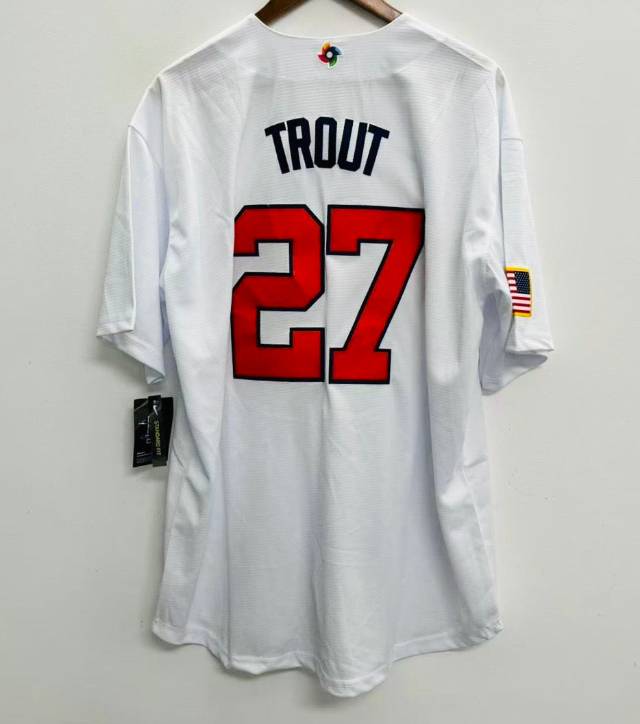 Mike Trout USA baseball YOUTH KIDS Official Nike Jersey