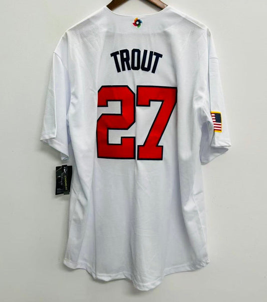 Mike Trout USA baseball YOUTH KIDS Official Nike Jersey