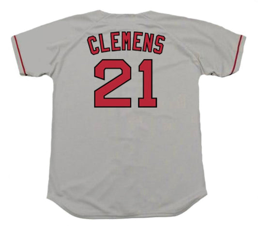 Roger Clemens YOUTH KIDS Boston Red Sox Official MLB Majestic Jersey