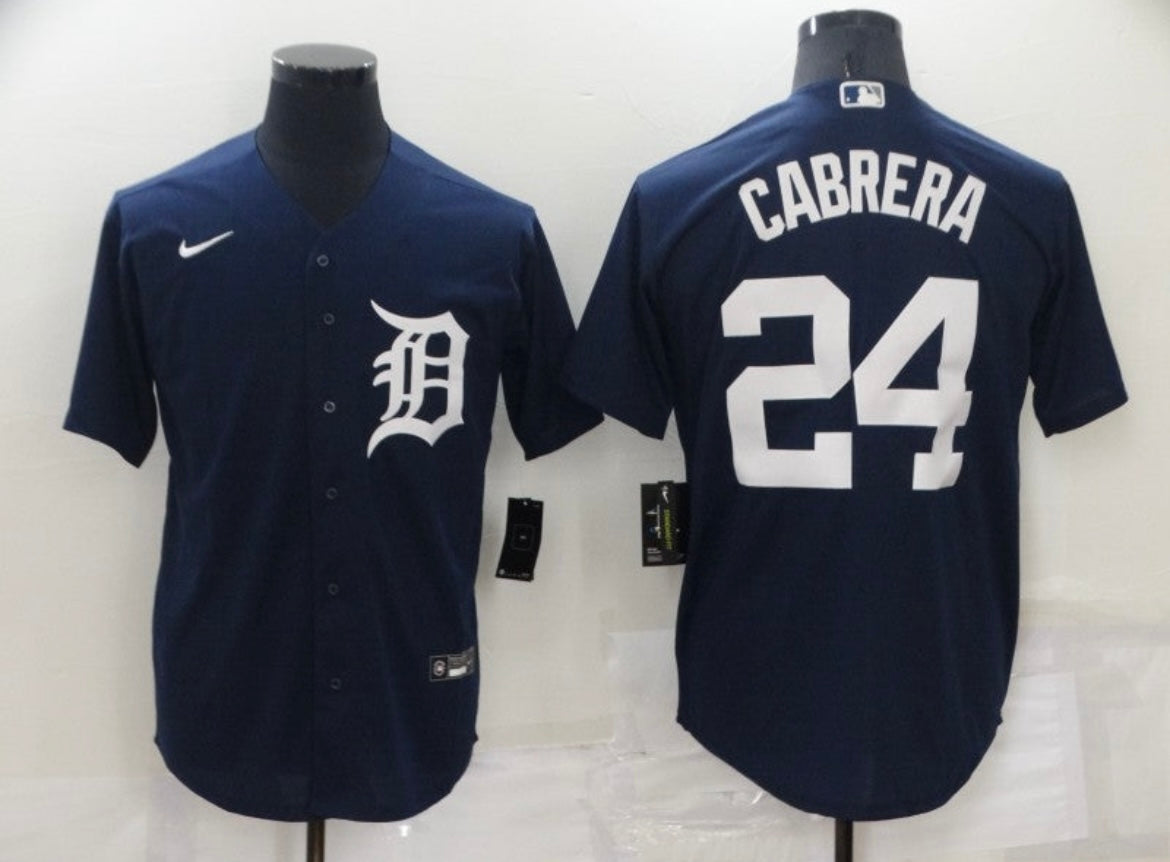 Miguel Cabrera Detroit Tigers YOUTH KIDS Official MLB Nike Jersey dark blue