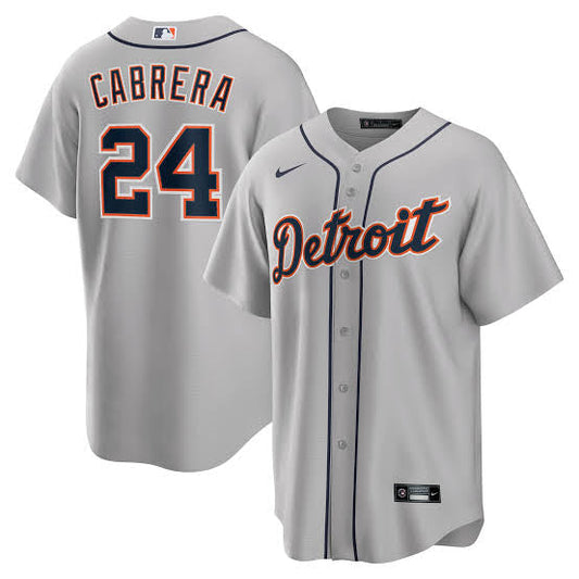 Miguel Cabrera Detroit Tigers YOUTH KIDS Official MLB Nike Jersey Gray