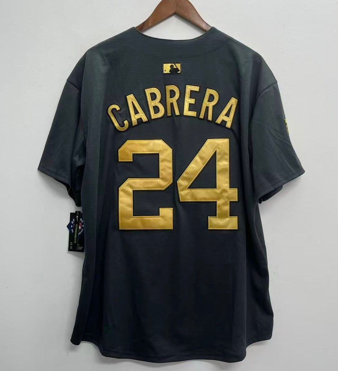 Miguel Cabrera Detroit Tigers YOUTH KIDS Official MLB Nike Jersey black