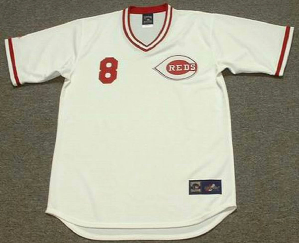 Joe Morgan YOUTH KIDS 1975 Cincinnati Reds Official MLB Majestic Jersey