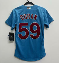 Jhoan Duran YOUTH KIDS Philadelphia Phillies Official MLB retro blue Jersey