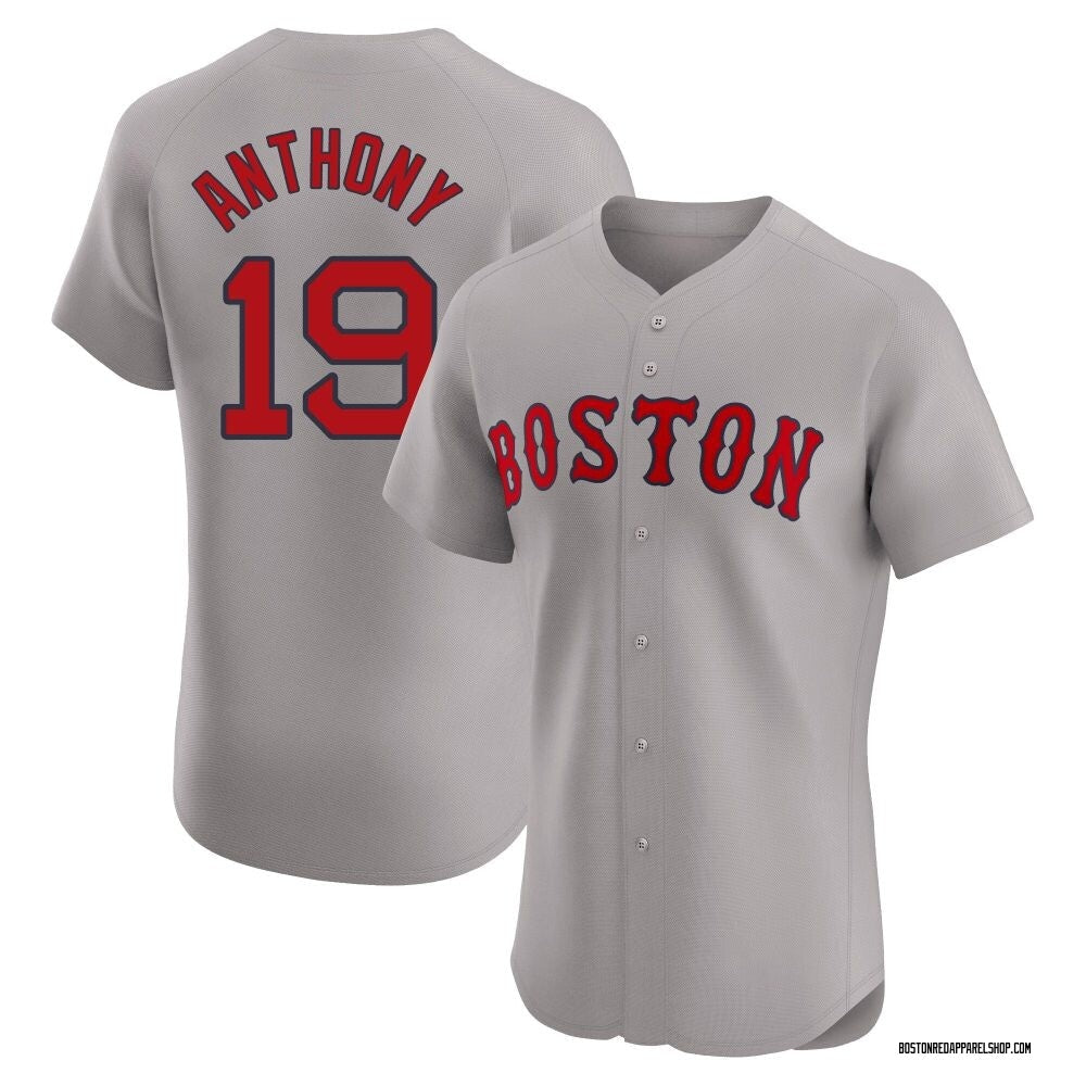 Roman Anthony YOUTH KIDS Boston Red Sox Official MLB Nike Jersey gray