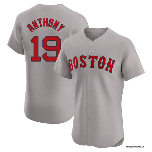 Roman Anthony YOUTH KIDS Boston Red Sox Official MLB Nike Jersey gray