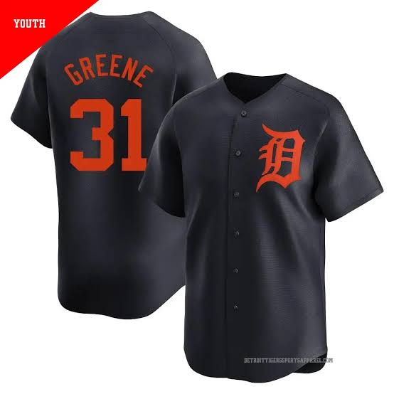 Riley Greene Detroit Tigers Youth Kids Official MLB Nike Jersey