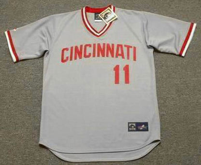 Barry Larkin YOUTH KIDS 1987 Cincinnati Reds Official MLB Majestic Jersey