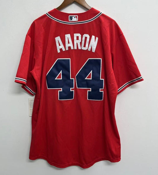 Hank Aaron 1974 YOUTH KIDS Atlanta Braves jersey Mitchell & Ness