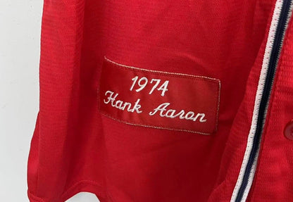 Hank Aaron 1974 YOUTH KIDS Atlanta Braves jersey Mitchell & Ness
