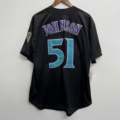 Randy Johnson YOUTH KIDS Arizona Diamondbacks jersey Mitchell & Ness black