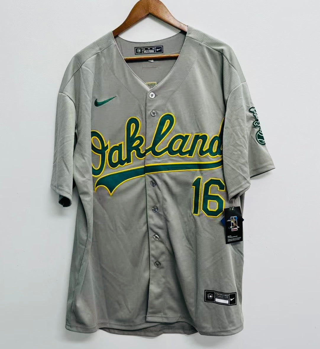 Nick Kurtz YOUTH KIDS Oakland Athletics A’s Official MLB jersey gray