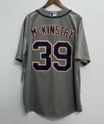 Zach McKinstry Detroit Tigers Youth Kids Official MLB Nike Jersey Gray