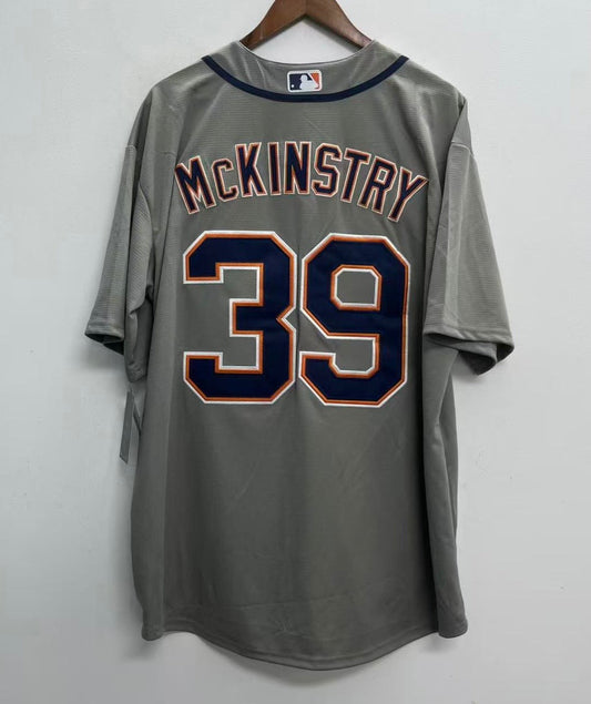 Zach McKinstry Detroit Tigers Youth Kids Official MLB Nike Jersey Gray