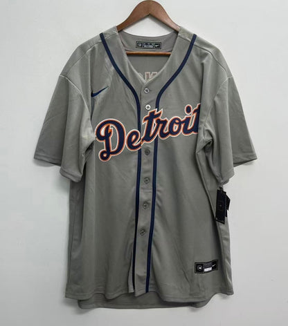 Zach McKinstry Detroit Tigers Youth Kids Official MLB Nike Jersey Gray