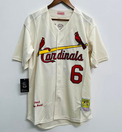 Stan Musial 1963 YOUTH KIDS St. Louis Cardinals Official MLB Jersey