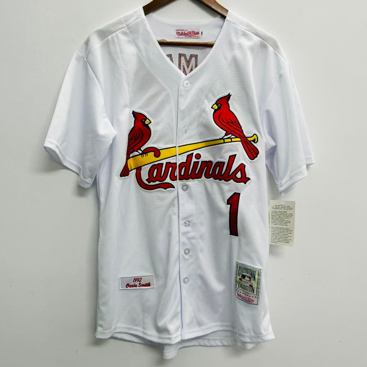 Ozzie Smith YOUTH KIDS St. Louis Cardinals Official MLB Mitchell & Ness Jersey