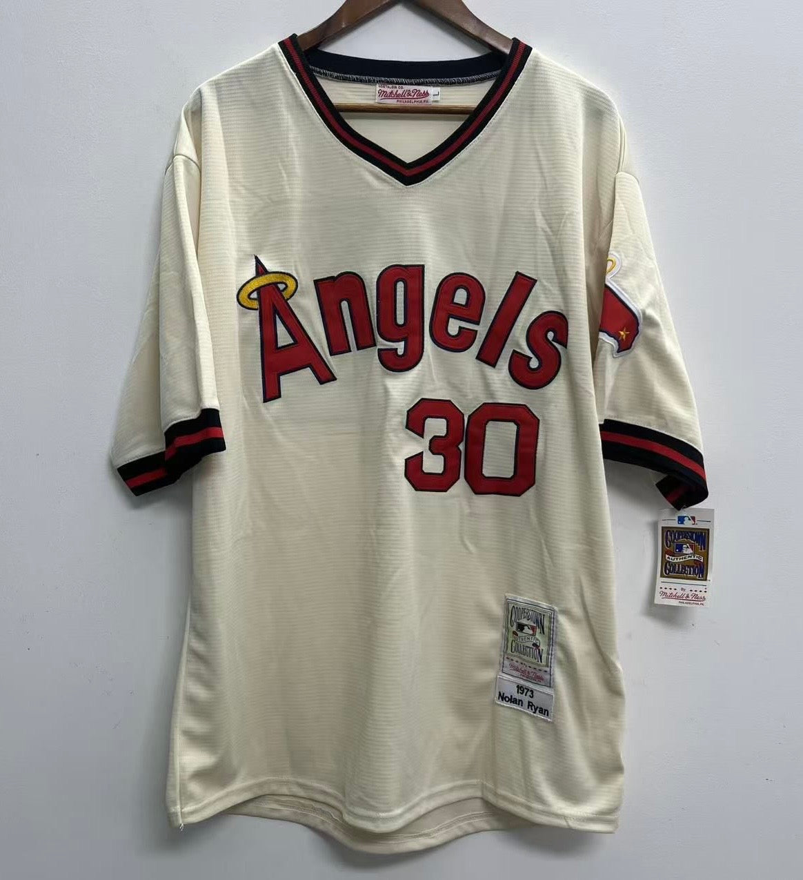Nolan Ryan YOUTH KIDS Anaheim California Angels Official MLB Majestic Jersey