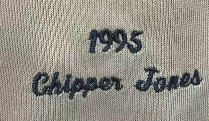 Chipper Jones YOUTH KIDS Atlanta Braves jersey Mitchell & Ness gray