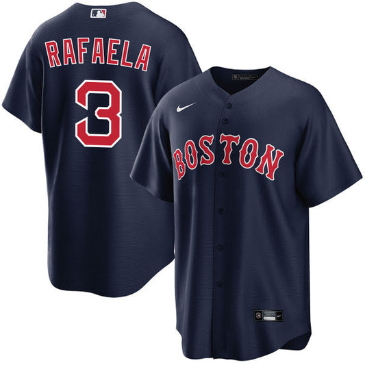 Ceddanne Rafaela YOUTH KIDS Boston Red Sox Official MLB Nike Jersey Navy blue