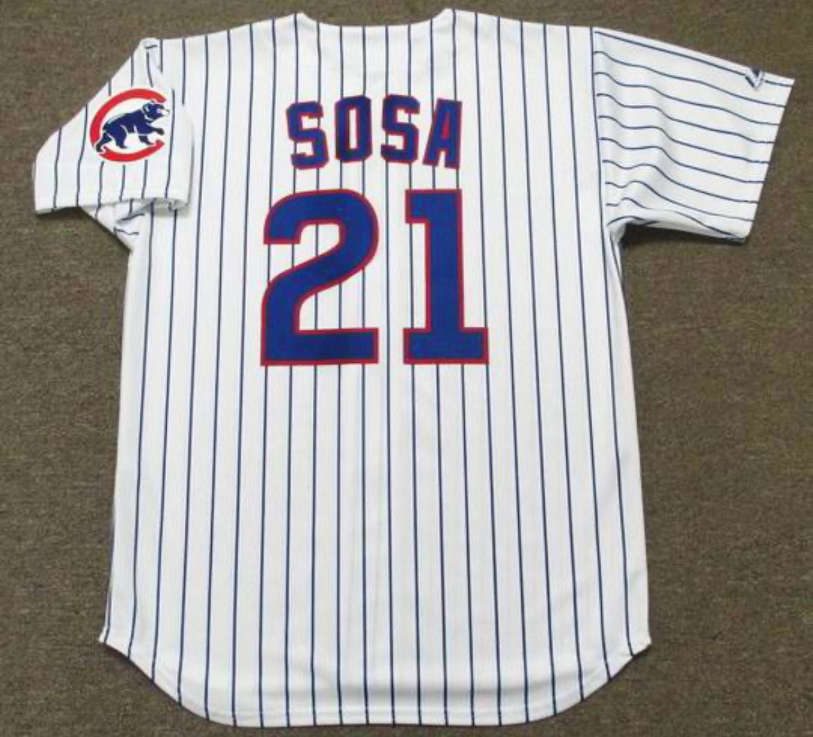 Sammy Sosa 1998 YOUTH KIDS Chicago Cubs Official MLB jersey
