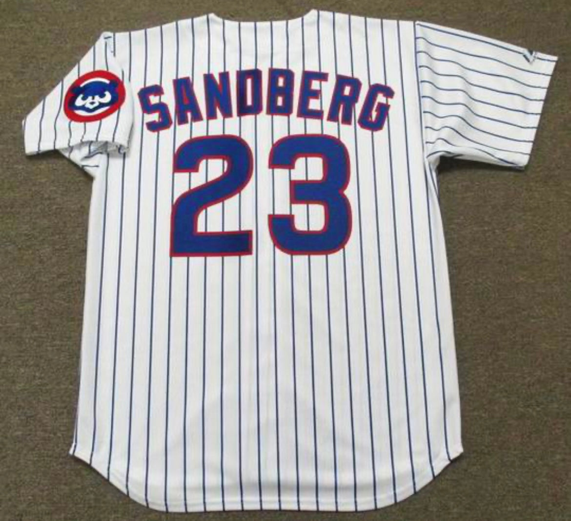 Ryne Sandberg 1992 YOUTH KIDS Chicago Cubs Official MLB jersey