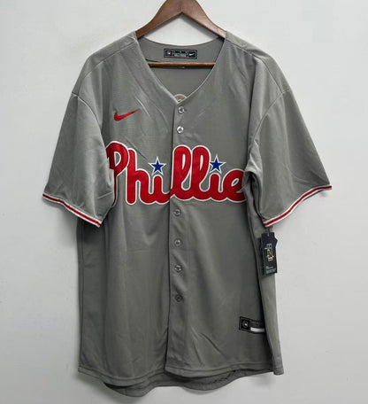 Christopher Sanchez YOUTH KIDS Philadelphia Phillies Official MLB Jersey gray